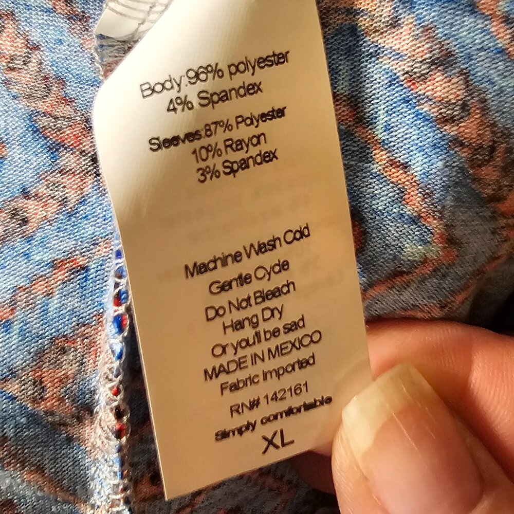 Lularoe Randy Tee - Xl - image 6